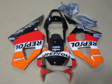 Carenado Moto Honda CBR900RR 954 2002-2003 - Naranja Blanco Rojo Negro Brillante Repsol Asequibles