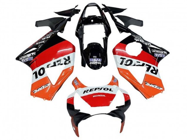 Carenados Moto Honda CBR900RR 954 2002-2003 - Blanco Naranja Rojo Negro Brillante Repsol Asequibles
