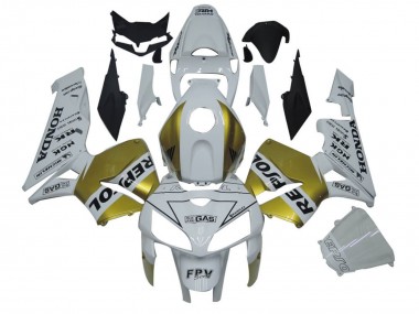 Carenados Moto Honda CBR600RR 2005-2006 - Blanco Oro Repsol Asequibles