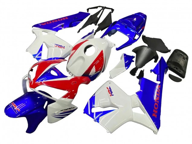 Carenados Moto Honda CBR600RR 2005-2006 - Blanco Rojo Azul HRC Asequibles