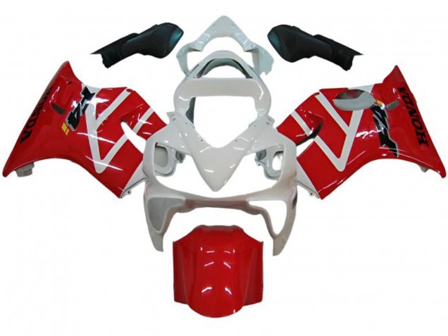 Carenado Moto Honda CBR600 F4i 2001-2003 - Blanco Rojo Asequibles