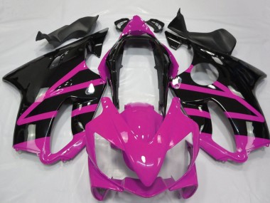 Carenado Moto Honda CBR600 F4i 2004-2007 - Rosa Negro Brillante Asequibles