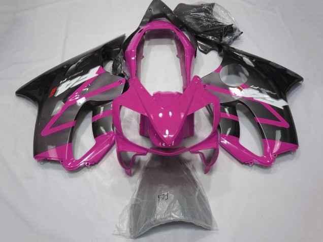 Carenados Moto Honda CBR600 F4i 2004-2007 - Rosa Gris Negro Brillante Asequibles