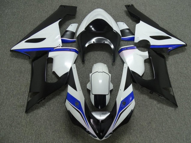 Carenados Moto Kawasaki ZX6R 2005-2006 - Blanco Negro Azul Asequibles