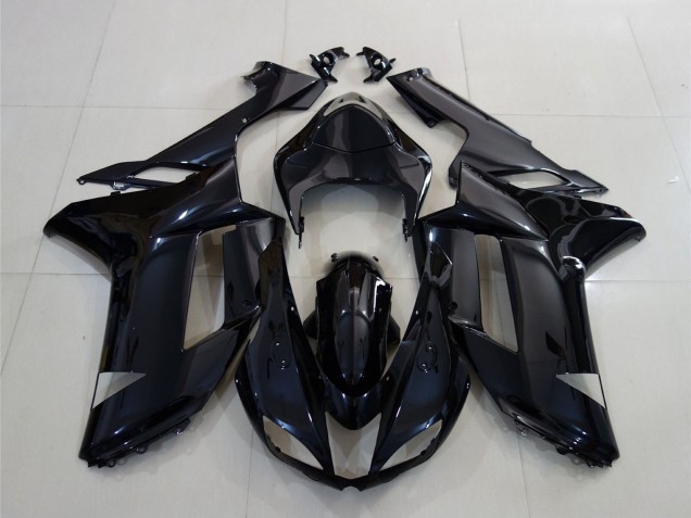 Carenado Moto Kawasaki ZX6R 2007-2008 - Negro Brillante Asequibles