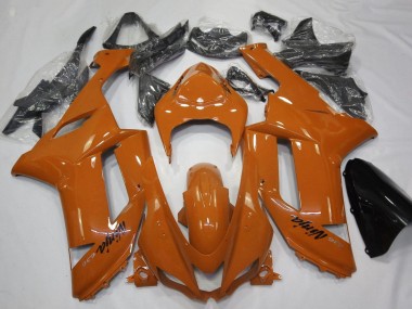 Carenado Moto Kawasaki ZX6R 2007-2008 - Naranja Negro Asequibles