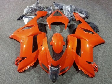 Carenados Moto ABS Kawasaki ZX6R 2007-2008 - Naranja Asequibles