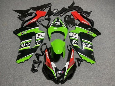Carenados Moto Kawasaki ZX6R 2007-2008 - Negro Verde Blanco Rojo Asequibles
