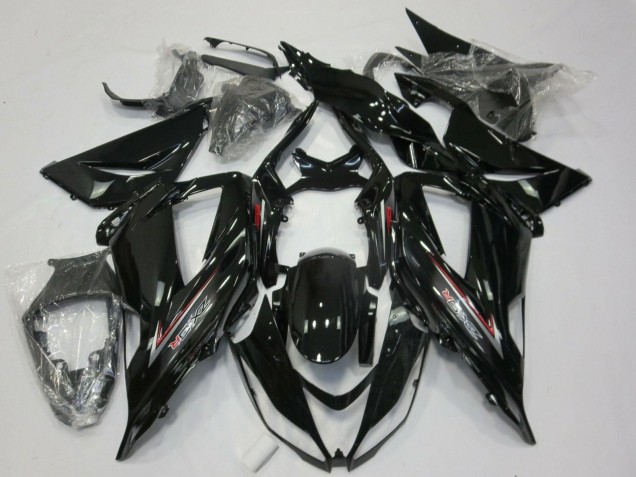 Carenados Moto Kawasaki ZX6R 2013-2018 - Negro Brillante Plata Rojo Asequibles