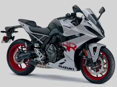 Carenados Moto Suzuki GSX8R 2024-2025 - Plata Negro Rojo Asequibles