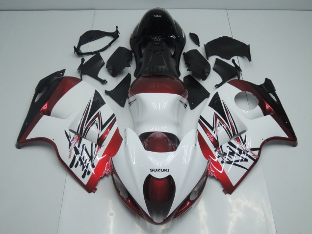 Carenados Moto Suzuki GSXR 1300 Hayabusa 1996-2007 - Blanco Rojo Caramelo Negro Asequibles