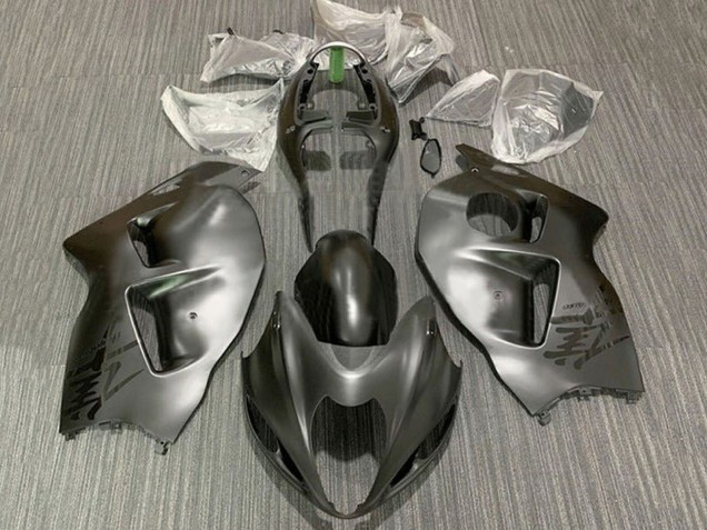 Carenados Moto Suzuki GSXR 1300 Hayabusa 1996-2007 - Gris Mate Negro Asequibles