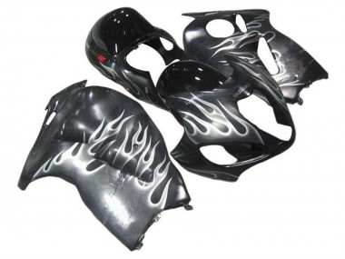 Carenados Moto Suzuki GSXR 1300 Hayabusa 1996-2007 - Gris Negro Blanco Llama Asequibles