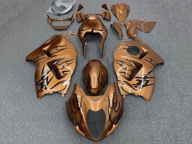 Carenados Moto Suzuki GSXR 1300 Hayabusa 1996-2007 - Brown Bronze Negro Llama Asequibles