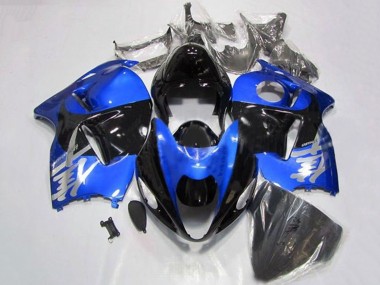 Carenados Moto Suzuki GSXR 1300 Hayabusa 1996-2007 - Azul Chrome Negro Asequibles