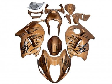 Carenados Moto Suzuki GSXR 1300 Hayabusa 2008-2020 - Bronze Negro Llama Asequibles