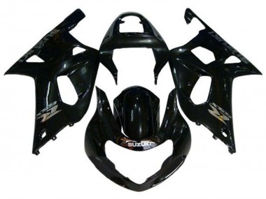 Carenados Moto Suzuki GSXR1000 2000-2002 - Negro Brillante Chrome Asequibles