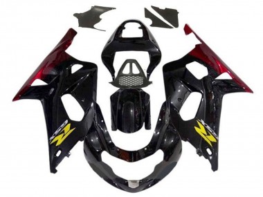 Carenados Moto Suzuki GSXR1000 2000-2002 - Negro Brillante Rojo Amarillo Asequibles