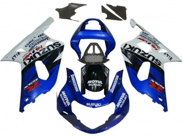 Carenados Moto Suzuki GSXR1000 2000-2002 - Blanco Rojo Azul Negro Rojo Asequibles
