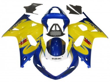 Carenados Moto Suzuki GSXR1000 2000-2002 - Amarillo Azul Tribal Asequibles