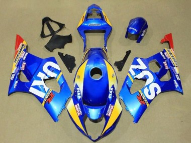 Carenados Moto Suzuki GSXR 1000 2003-2004 - Azul Amarillo Rojo Blanco Motul Asequibles