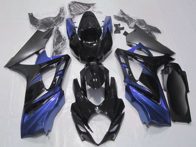 Kit Carenados Moto Suzuki GSXR 1000 2007-2008 - Negro Brillante Negro Mate Asequibles