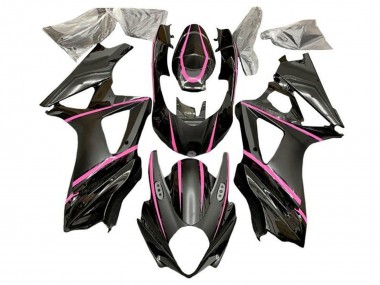 Carenados Moto Suzuki GSXR 1000 2007-2008 - Negro Mate Rosa Asequibles