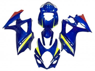 Carenados Moto Suzuki GSXR 1000 2007-2008 - Azul Amarillo Rojo Asequibles