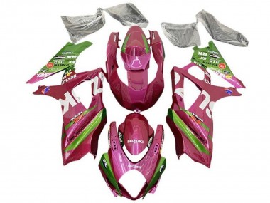 Carenados Moto Suzuki GSXR 1000 2007-2008 - Rosa Verde Blanco Asequibles