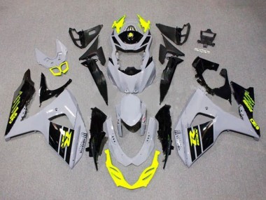 Carenados Moto Suzuki GSXR 1000 2009-2016 - Gris Neon Amarillo Negro Asequibles