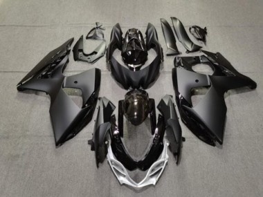 Carenados Moto Suzuki GSXR 1000 2009-2016 - Negro Mate Negro Brillante Plata Asequibles