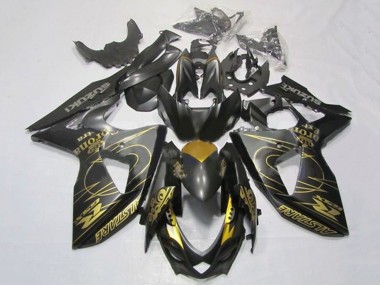 Carenados Moto Suzuki GSXR 1000 2009-2016 - Negro Oro Tribal Asequibles