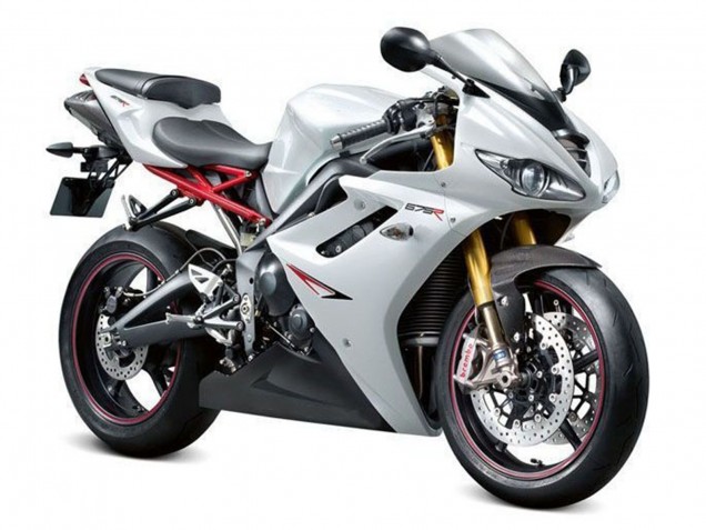 Carenado Moto Triumph Daytona 675 Triple 2006-2008 - Blanco Asequibles