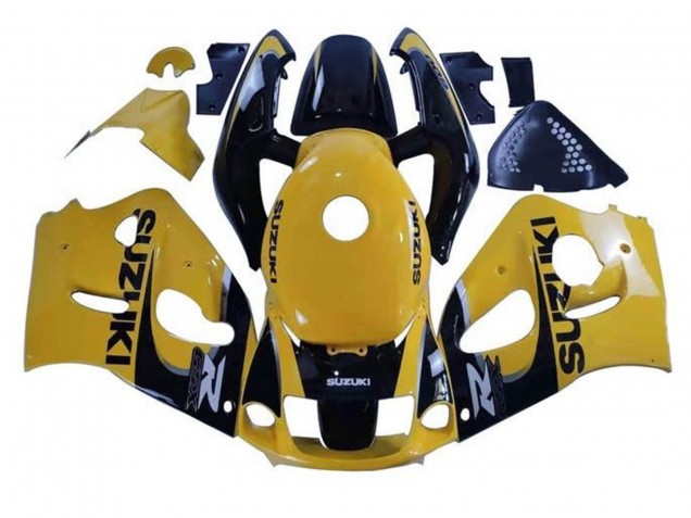 Carenados Moto Suzuki GSXR 600 / GSXR 750 1996-2000 - Amarillo Negro Asequibles