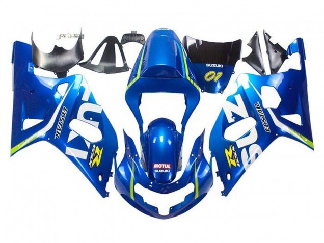 Carenados Moto Suzuki GSXR 600 / GSXR 750 2001-2003 - Azul Amarillo Verde Blanco Asequibles
