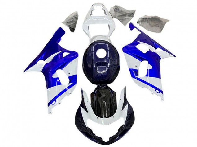 Carenados Moto Suzuki GSXR 600 / GSXR 750 2001-2003 - Blanco Azul Negro Asequibles
