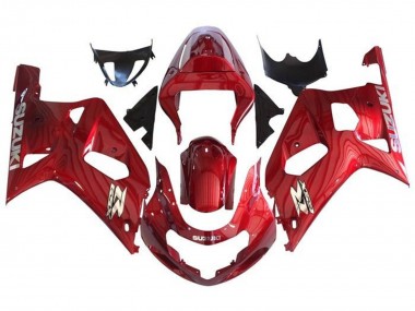 Carenados Moto Suzuki GSXR 600 / GSXR 750 2001-2003 - Rojo Chrome Asequibles