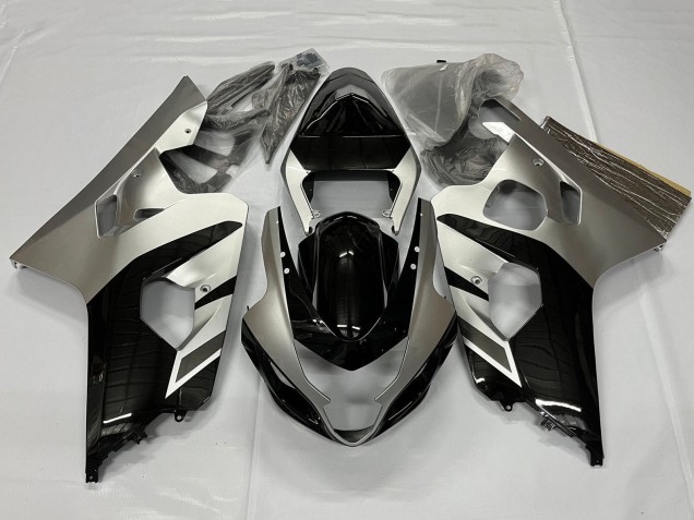 Carenados Moto Suzuki GSXR 600 / GSXR 750 2001-2003 - Plata Negro Brillante Asequibles