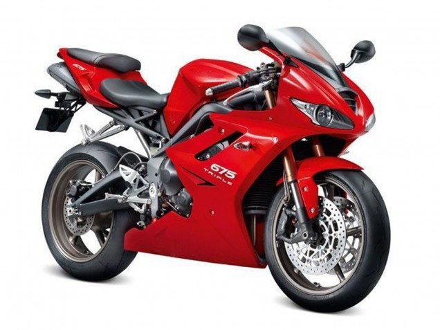 Carenado Moto Triumph Daytona 675 Triple 2009-2012 - Rojo Asequibles