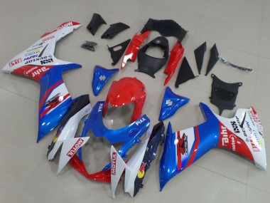 Carenados Moto Suzuki GSXR 600 / GSXR 750 2011-2024 - Azul Rojo Blanco Asequibles