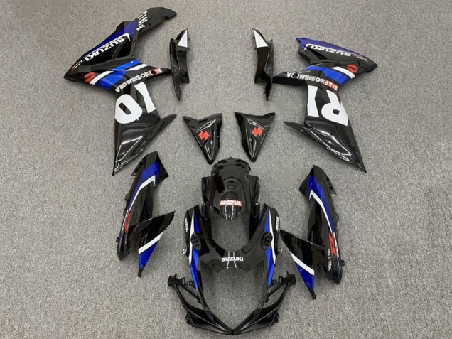 Carenados Moto Suzuki GSXR 600 / GSXR 750 2011-2024 - Negro Brillante Azul Blanco Rojo Yoshimura Asequibles