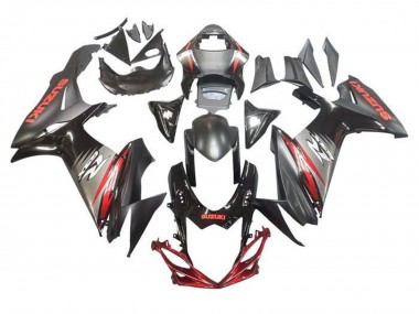 Carenados Moto Suzuki GSXR 600 / GSXR 750 2011-2024 - Negro Gris Rojo Asequibles