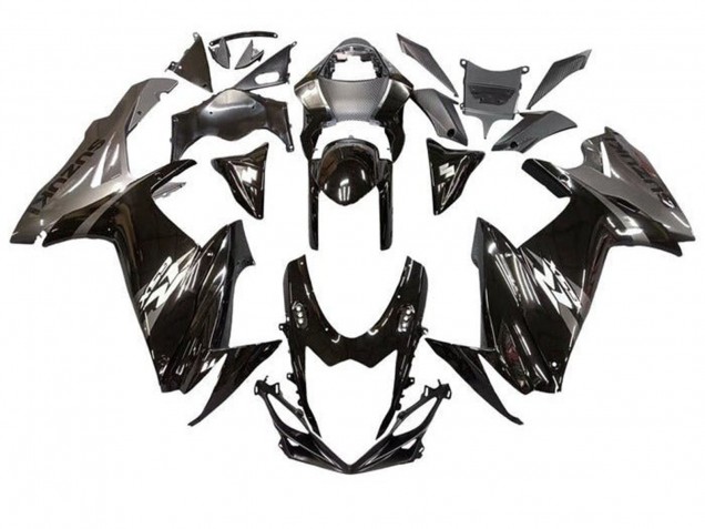 Carenados Moto Suzuki GSXR 600 / GSXR 750 2011-2024 - Negro Brillante Gris Blanco Asequibles