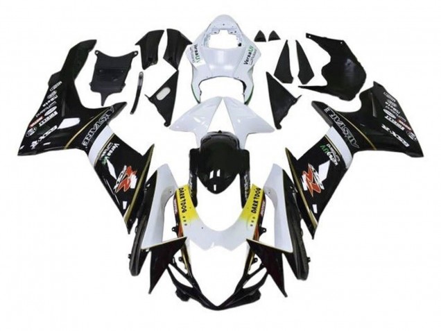 Carenados Moto Suzuki GSXR 600 / GSXR 750 2011-2024 - Blanco Amarillo Negro Alstare Dark Dog Asequibles