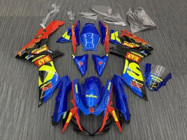 Carenados Moto Suzuki GSXR 600 / GSXR 750 2011-2024 - Azul Rojo Amarillo Negro Asequibles