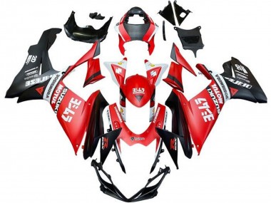 Carenados Moto Suzuki GSXR 600 / GSXR 750 2011-2024 - Rojo Blanco Negro Motul Asequibles