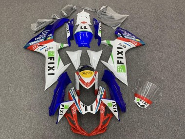 Carenados Moto Suzuki GSXR 600 / GSXR 750 2011-2024 - Blanco Azul Amarillo Rojo Verde Fixi 11 Asequibles