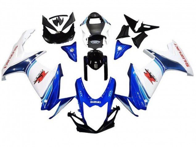 Carenados Moto Suzuki GSXR 600 / GSXR 750 2011-2024 - Blanco Azul Negro Brillante Rojo Asequibles