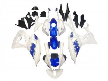 Carenados Moto Yamaha YZF R7 2021-2024 - Blanco Azul Raya Asequibles