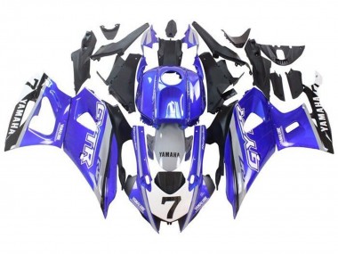 Carenados Moto Yamaha YZF R7 2021-2024 - Azul Gris Blanco GYTR Asequibles